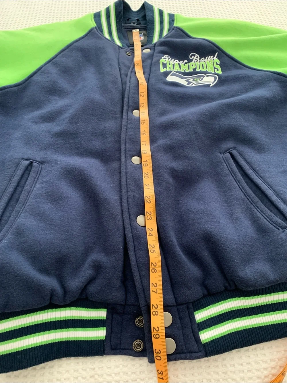 NFL Seattle Seahawks Jacket Super Bowl XLVIII Size XL